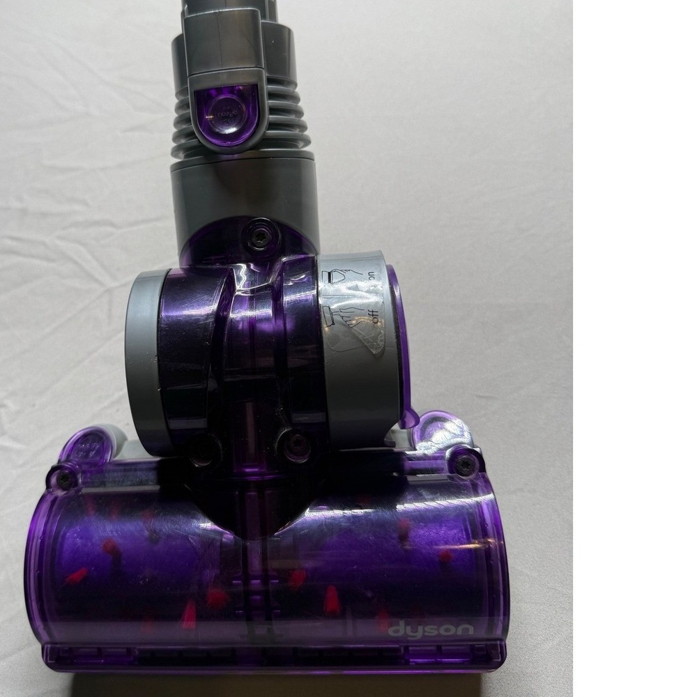Dyson Genuine Mini Motorized Tool Vacuum Attachment Gray Purple OEM Tested